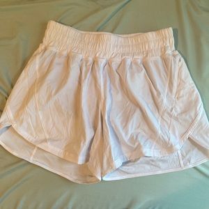 White Lululemon shorts size 6